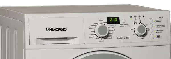 Machine à laver Sangiorgio SENS812D cm. 60 - capacité 8 kg - blanc – Image 2