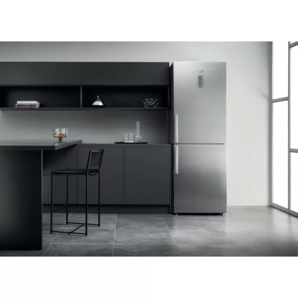 Hotpoint Ariston HA70BE72X Réfrigérateur pose libre avec congélateur - cm. 70 heures 195 - litres 462 - acier inoxydable – Image 4
