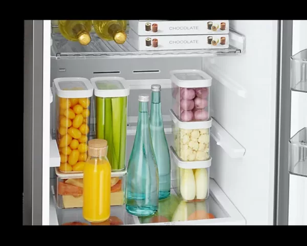 Samsung RB38A7B6BB1/EF Réfrigérateur sur mesure avec compartiment congélateur cm. 60 heures. 203 - lt. 390 – anthracite – porte réglable – Image 10