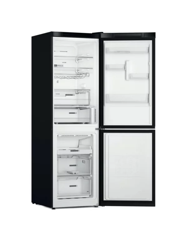 Whirlpool W7X 82O K Réfrigérateur pose libre avec compartiment congélateur 60 cm h. 191 - selon 335 - noir – Image 2