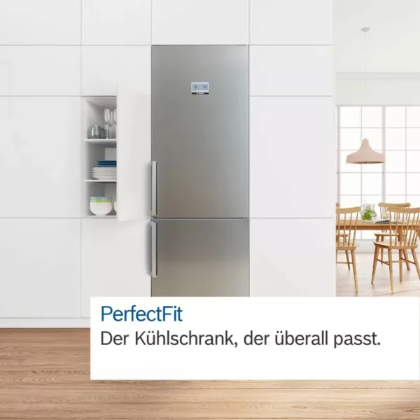 Bosch KGN362IDF Série 4 Réfrigérateur pose libre avec congélateur 60 cm h.186 - acier inoxydable anti-empreintes digitales – Image 9