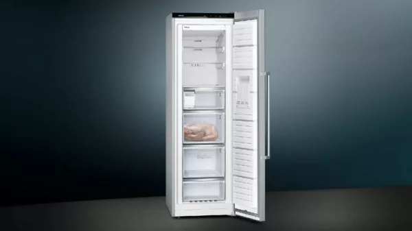 Siemens GS36NAIDP Iq500 Congélateur pose libre cm. 60 heures 186 - l. 242 - acier inoxydable – Image 3