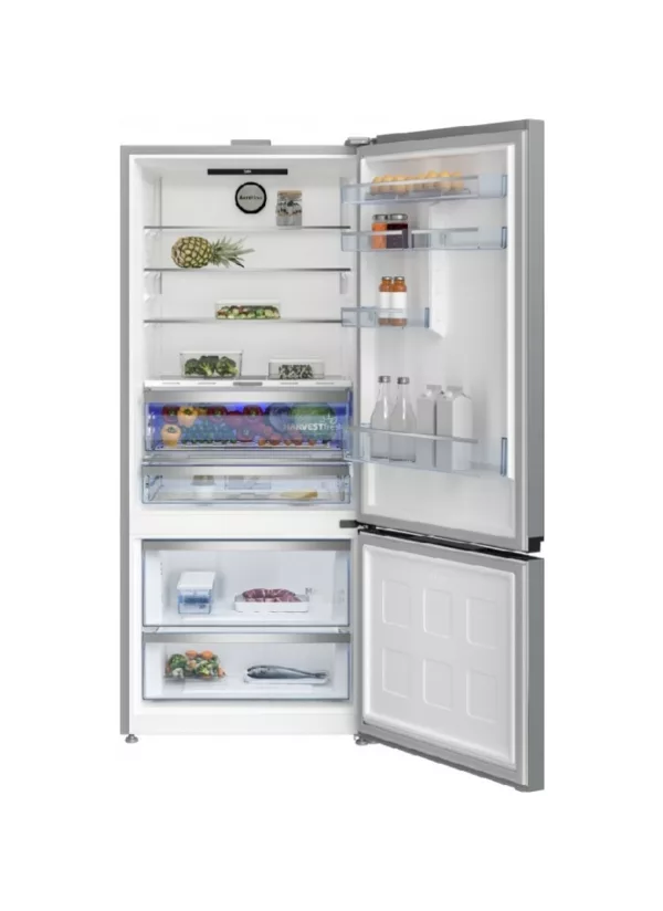 Beko B7RDNE595LXPW Réfrigérateur pose libre avec congélateur – cm. 78 heures. 186 - litres 590 - acier inoxydable – Image 2