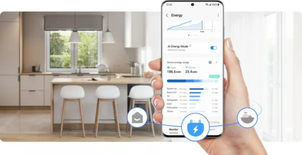 Samsung RB38C600ESA/EF Ai Réfrigérateur pose libre avec congélateur cm. 60 heures. 203 - selon 290 - argent – Image 8