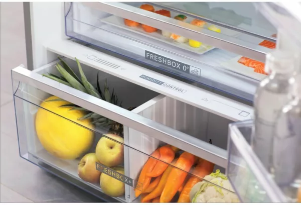 Whirlpool W84TE 73 M Réfrigérateur pose libre avec congélateur cm. 84 heures 186 – 587 litres – crème – Image 7