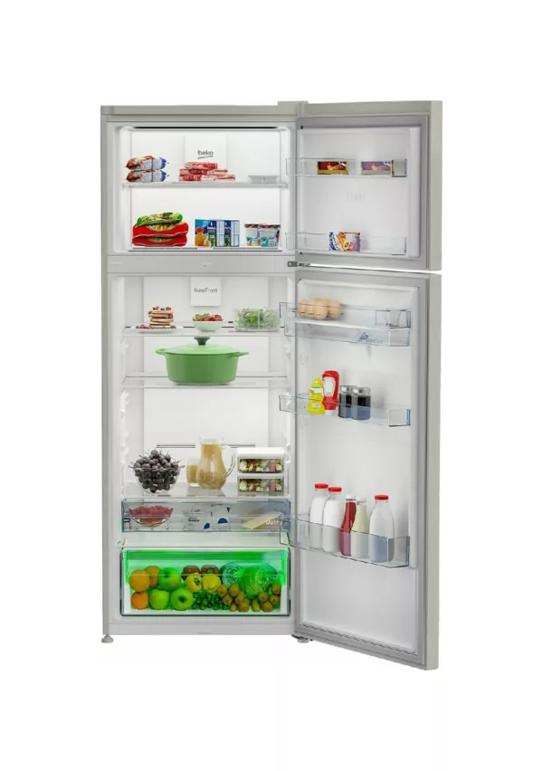 Beko RDNE455E40DBN Réfrigérateur pose libre avec congélateur cm. 70 heures. 185 - selon 406 - beige – Image 3