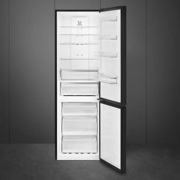 Smeg RC20KDND Réfrigérateur pose libre universel avec congélateur cm. 60 heures. 200 - lt. 331 – aspect inox foncé – Image 2
