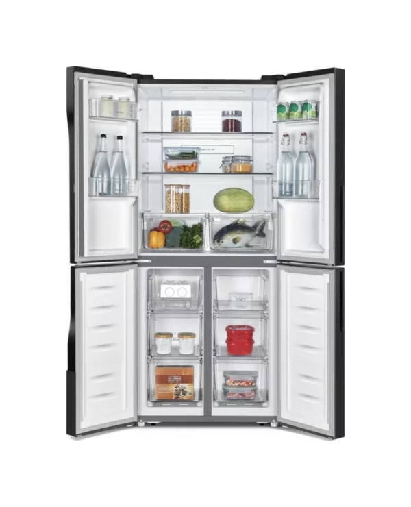 Gorenje NRM818EMB Réfrigérateur 4 portes avec congélateur – cm. 80 heures. 182 - selon 427 - noir – Image 4