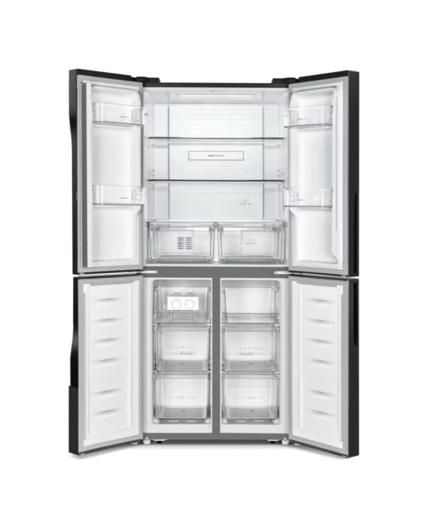 Gorenje NRM818EMB Réfrigérateur 4 portes avec congélateur – cm. 80 heures. 182 - selon 427 - noir – Image 5